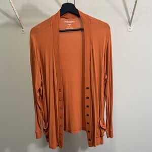 Torrid Rust Orange Open-Front Super Soft Cardigan Size 0